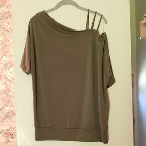 Catch Feelings Top- Olive